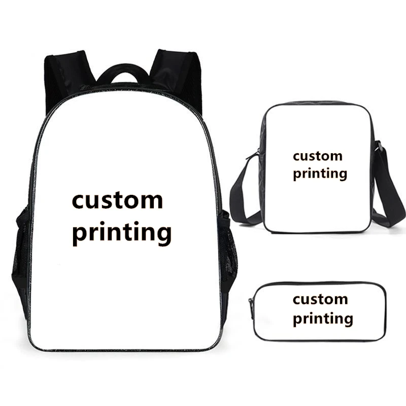 

Bags and Backpacks Girls Boys School Bag Set Backpack Custom Backpacks Teenager Book Bags 3 Pcs