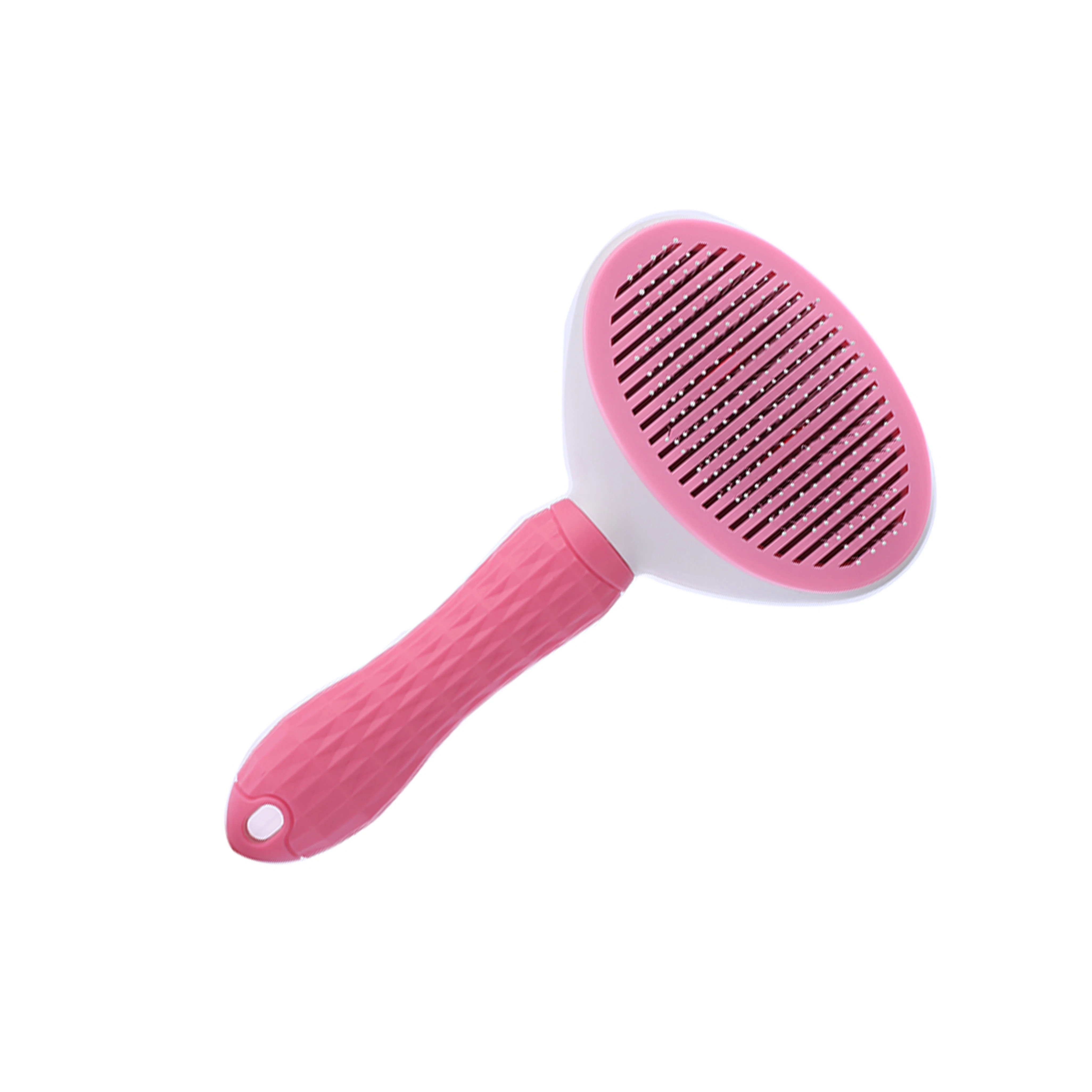 

Cheap Pet Hairs Cleaning Comb Stainless Steel Dog Grooming Comb, Blue/pink