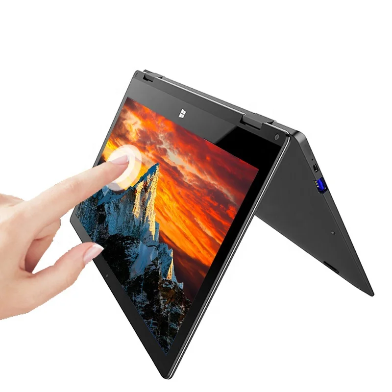 

touch screen rotating 360 degree 8GB RAM 11.6 inch full metal laptop