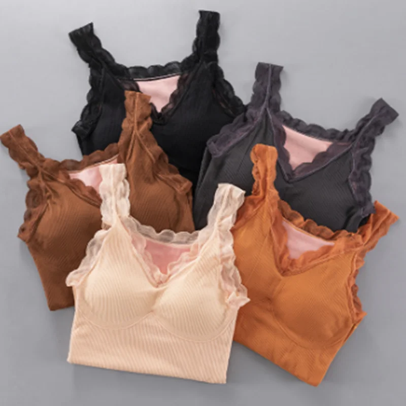 

Add thermal vest, female lace sling, underwear, thick plush, sexy undergarment, female