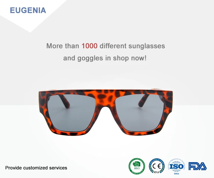 EUGENIA custom product packaging anti-glare polarizer ce certification man sunglasses