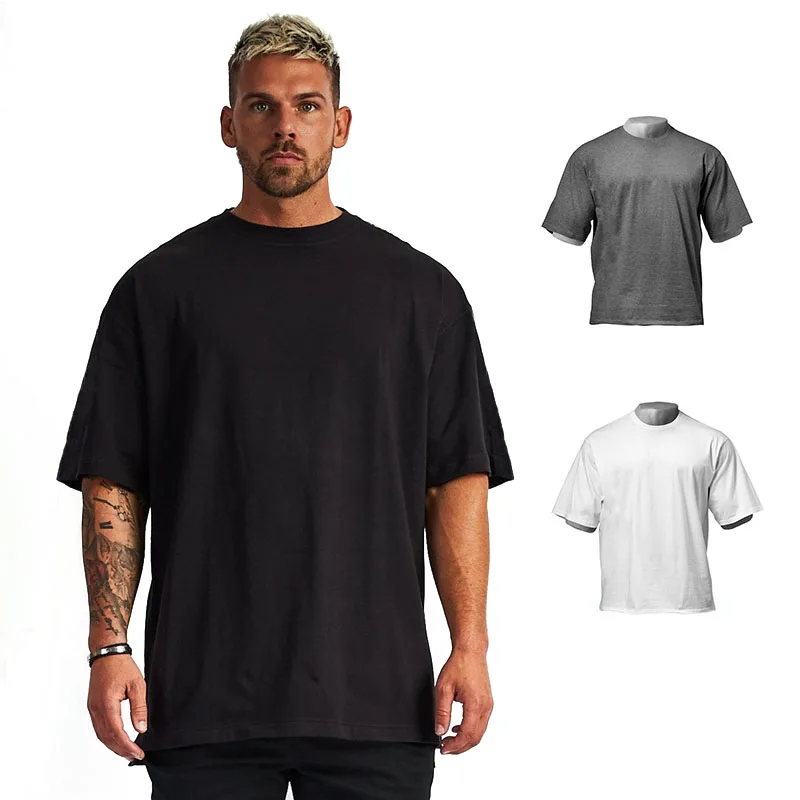 

Summer Plus Size Men'S Kaos Pria Oversize Camiseta Algodon Camisa Blanca Male T-Shirts Hip Hop Mens Tee T Shirt