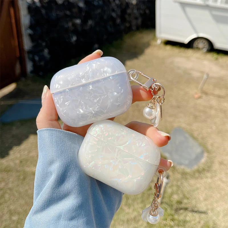 

Pearl Shell Luster For Airpods Pro 3 Case For Airpods Pro Silicone Case For Airpods Pro Case