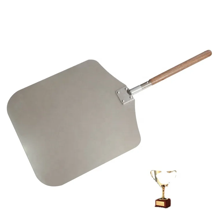 

Pizza Transfer Shovel Wood Handle Pizza Oven Aluminum Shovel Pizza Safe Transferer