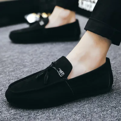 

Pop spring bean shoes men's casual lazy shoes literary shoes a social foot