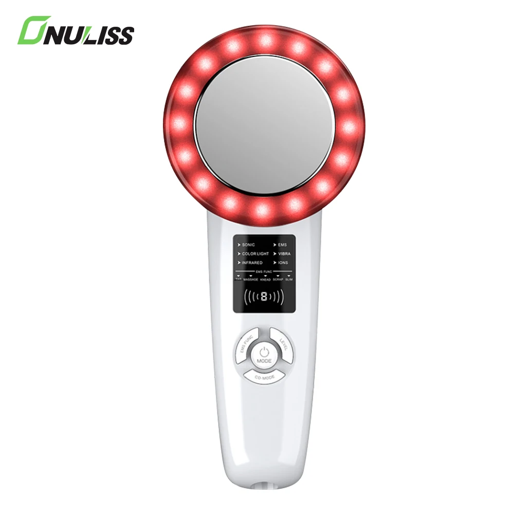 

ONULISS 6 in 1 EMS Body Slimming Massager Weight Loss Anti Cellulite Fat Burner Galvanic Infrared Cellulite Removal Machine