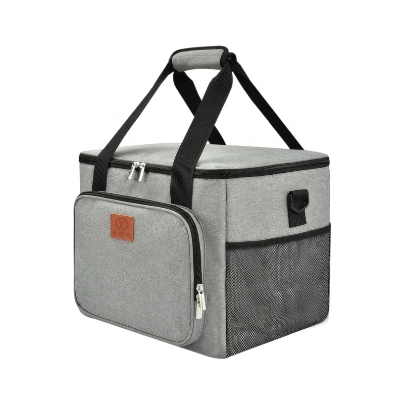 

Hot Selling Insulated Leakproof Cooler bag 50 Can Soft Sided Portable Cooler Bags thermal insulation for Lunch and Road Trips,, Grey, black , blue or cutomized colors