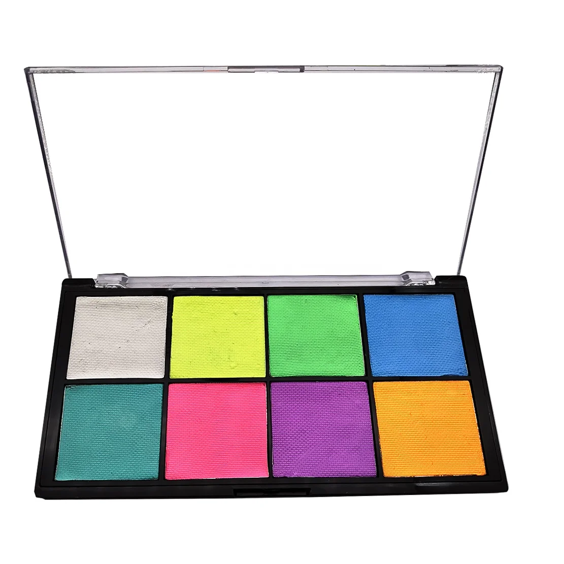 

Non toxic private label professional facepaint Water Based UV rainbow split cake Face Paint, 8 colors