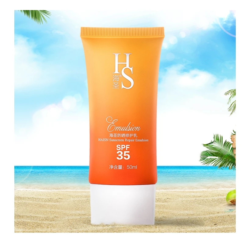 

wholesale nature oem Sunscreem SPF35 China Manufactory Natural Sunscream Protects Skin Lotion tube UV Protection sunscreen