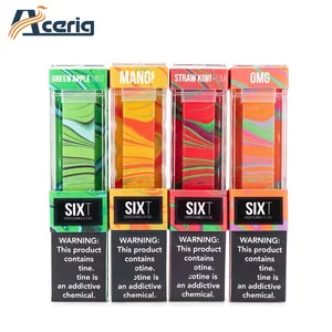 Fast shipping closed system 1.3ml Sixt disposable pods vape 280mah battery Sixt vape pods device by Acerig