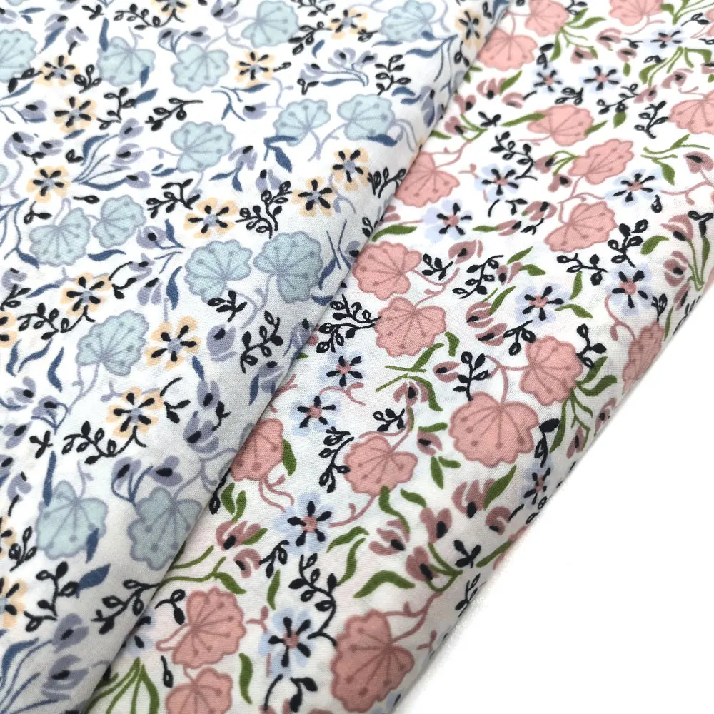 
Custom Print 100% cotton calico fabric textile 