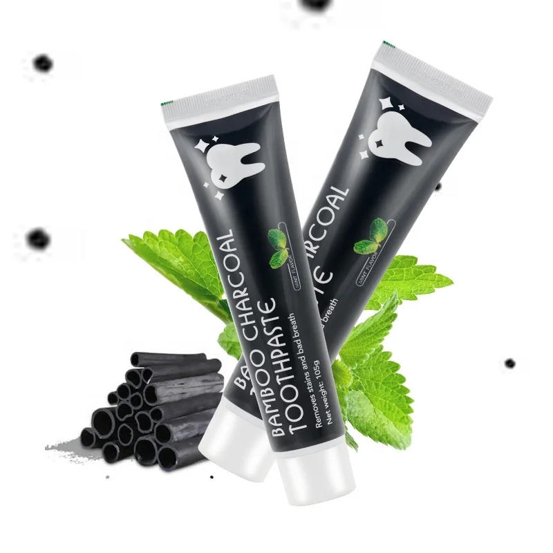 

OEM activated bamboo eco-friendly natural charcoal whitening toothpaste