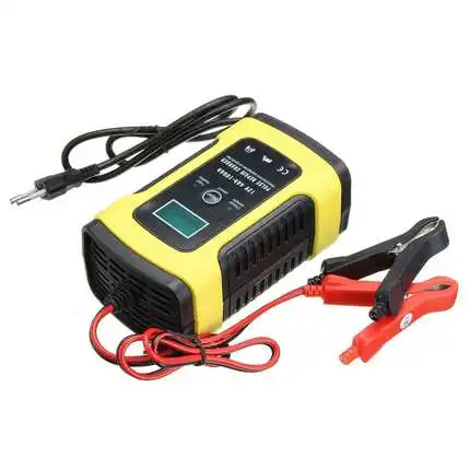 

12v Full Intelligent Quick Charging Motorcycle Charging Car Battery Automatic Pulse Repair Lead Acid Battery Charger