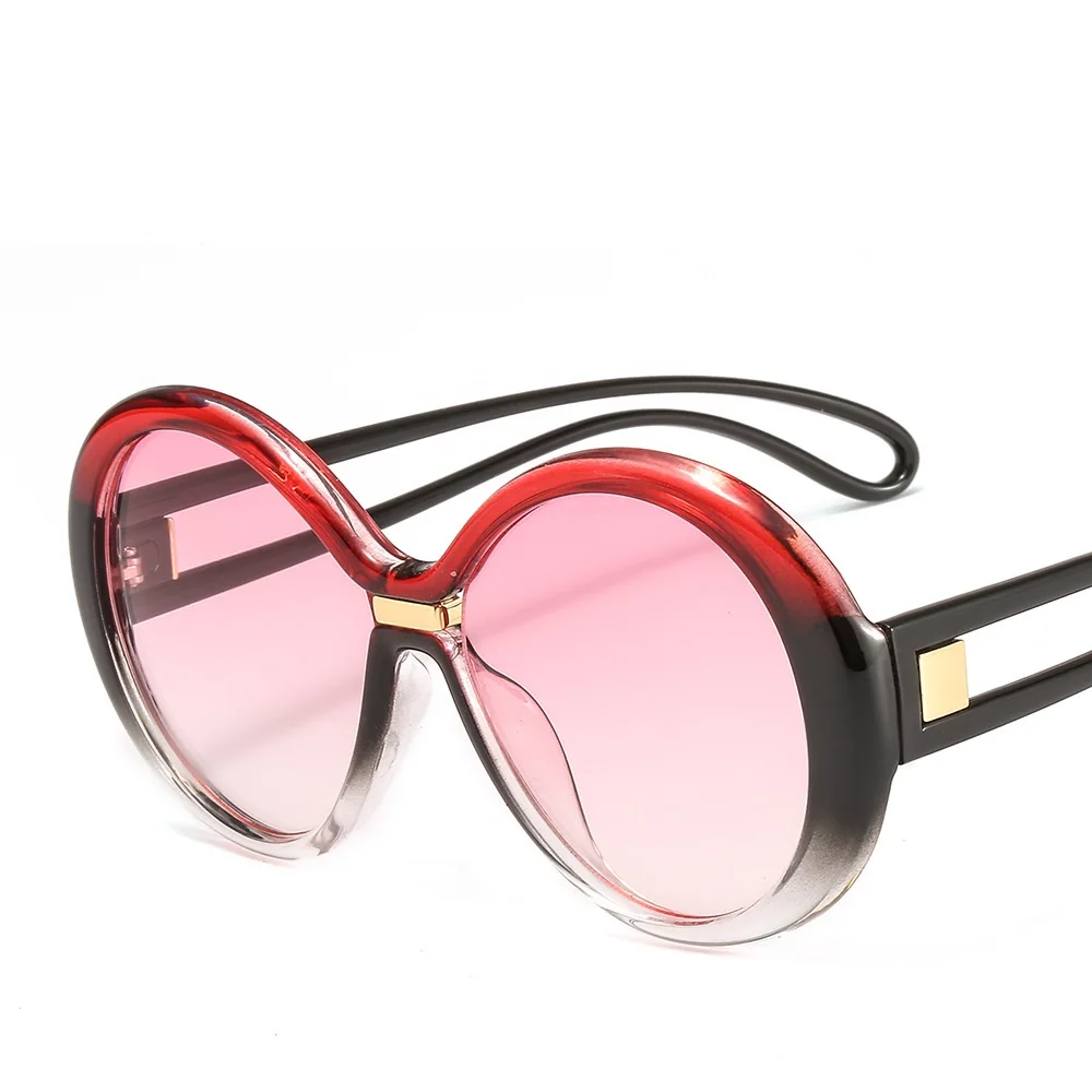 

Lmamba Luxury Brand Sunglasses Women Men Retro Classic Big Frame Sun Glasses Female Vintage Round Sunglasses UV400
