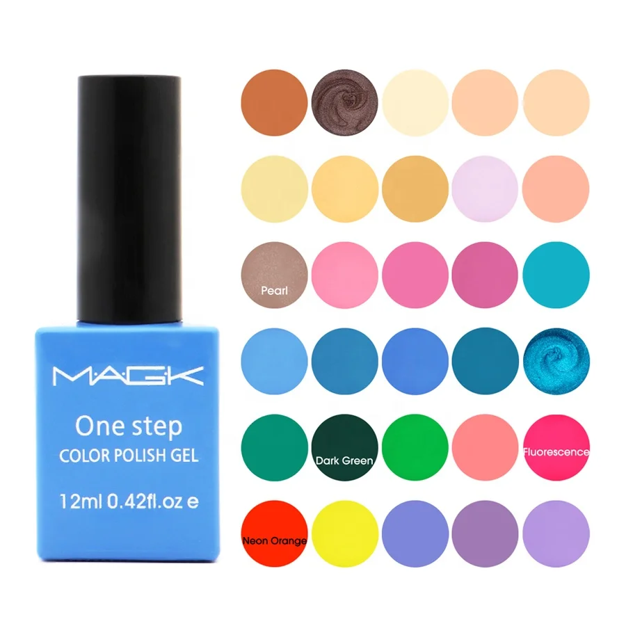 

RTS MAGK ONE STEP No.052 Christmas sale uv gel nail polish Russia hot sale private label color gel nail polish set.