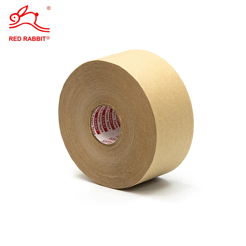 Eco-friendly LOGO Printing Self Adhesive Water Activated Custom Packing Tape Kraft