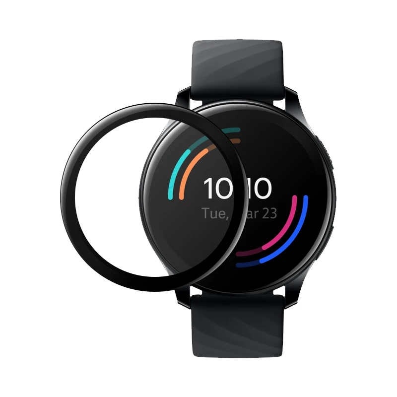

For Oneplus Watch Screen Protector, High Transparent Anti-Fingerprint Protective Film Watch Cover For Oneplus Watch