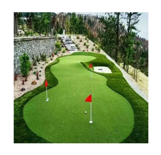 

long warranty PE material green mini golf grass turf for golf field