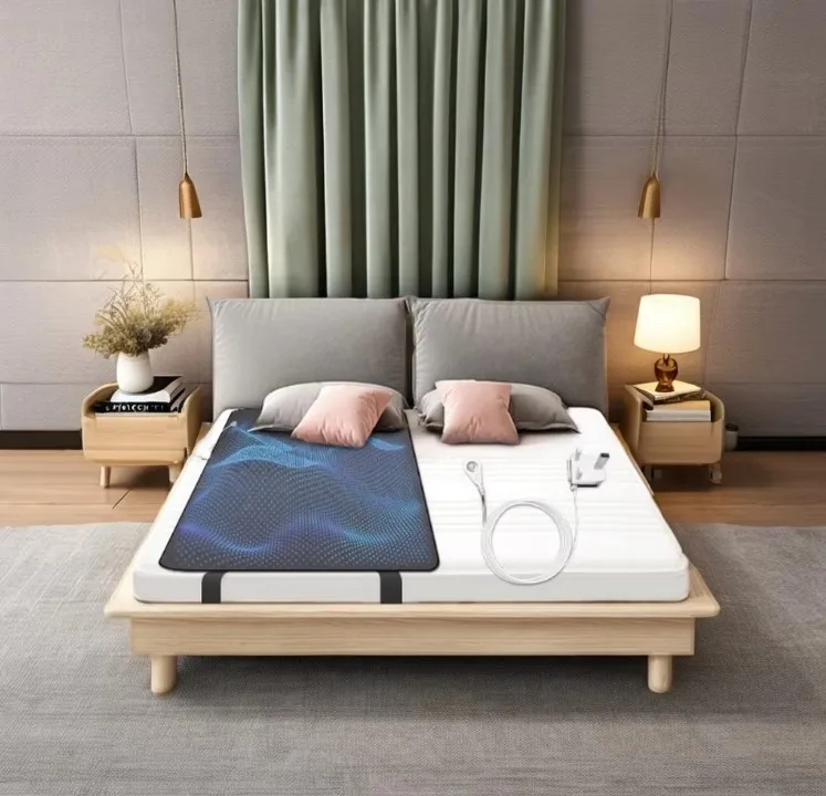 Sleep Improvement Leather Fabric Breathable Anti-static Human Health Grounding Bed Cover