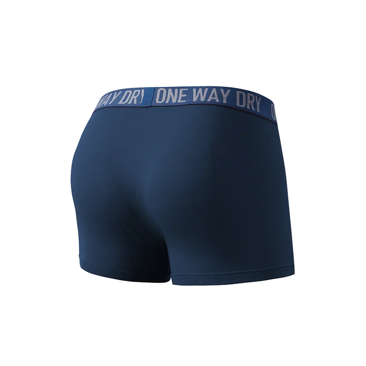 

Comfortable Breathable In Summer Wholesale Simple Underwear Men's Boxer Briefs, Black blue / red