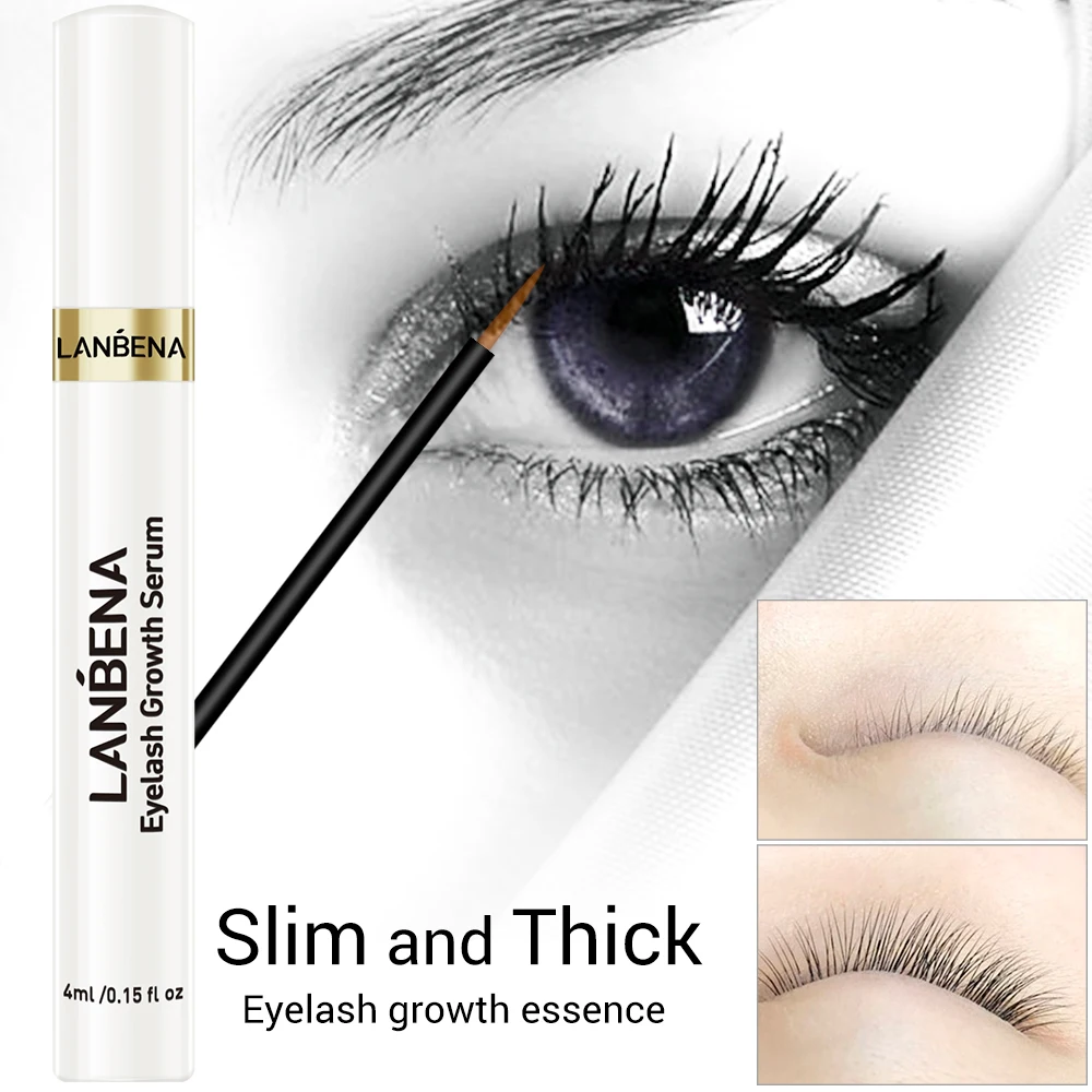 

LANBENA eyelash growth serum for lengther and thicker lashes free shipping