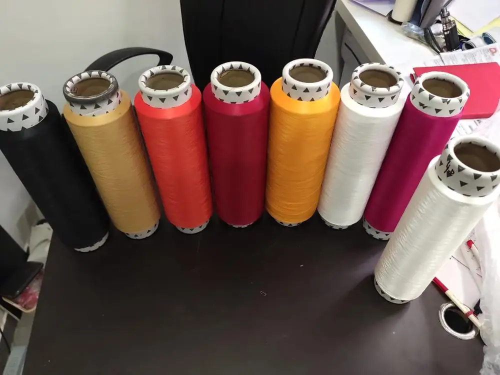 
100 % polyester high tenacity yarn 150D/48F 