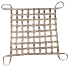 56 "× 56" 格安価格グレー色ベルト貨物ネット販売で用 4 × 4 メッシュ容量 1100LBS ためトラックと車
