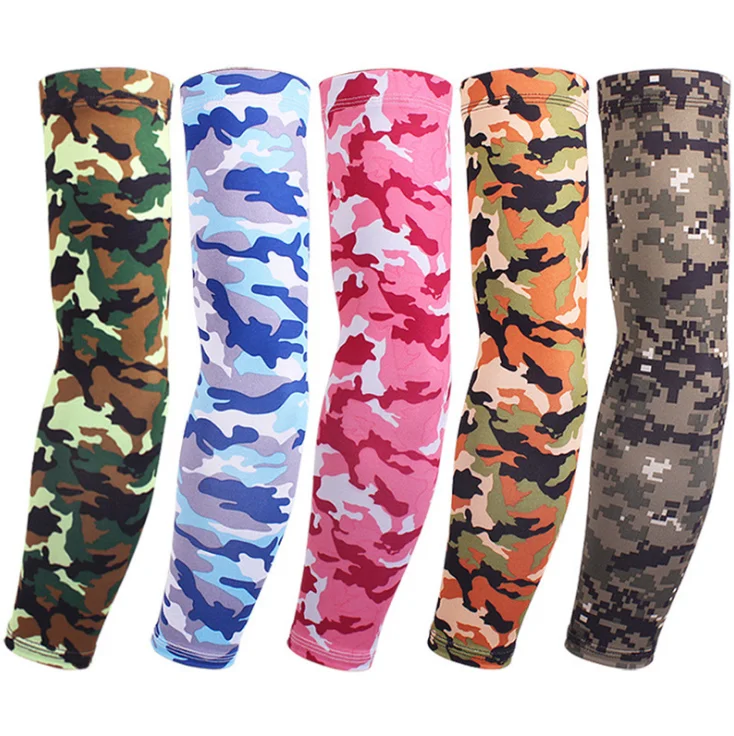 

Full Printing Sport Elbow Pads Slimming Arm Sleeve/UV Protection Cooling Elastic Basketball Arm Sleeve for Summer, Customized color
