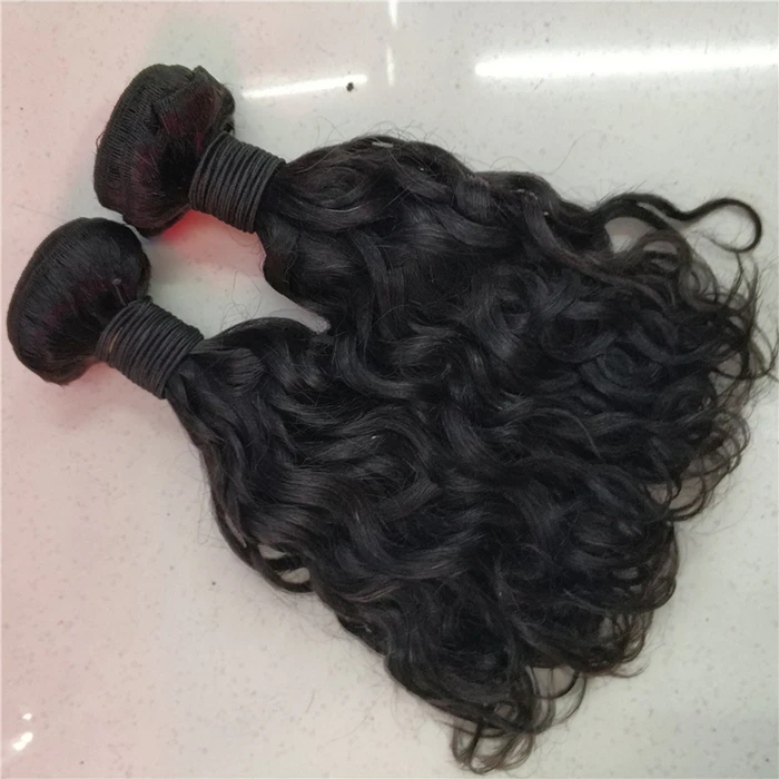 

Letsfly Natural Wave Bundles Brazilian Hair Weave Bundles Human Hair Water wave Natural Color 8"-30" Wholesale Hair Extensions