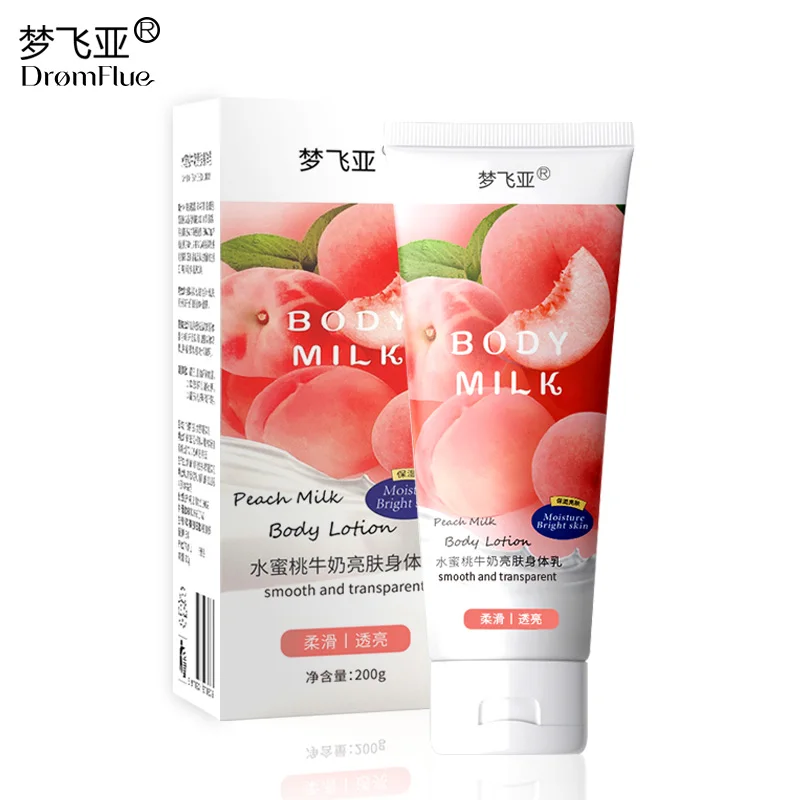 

Peach milk whole body moisturizing and hydrating smooth skin care body lotion body milk