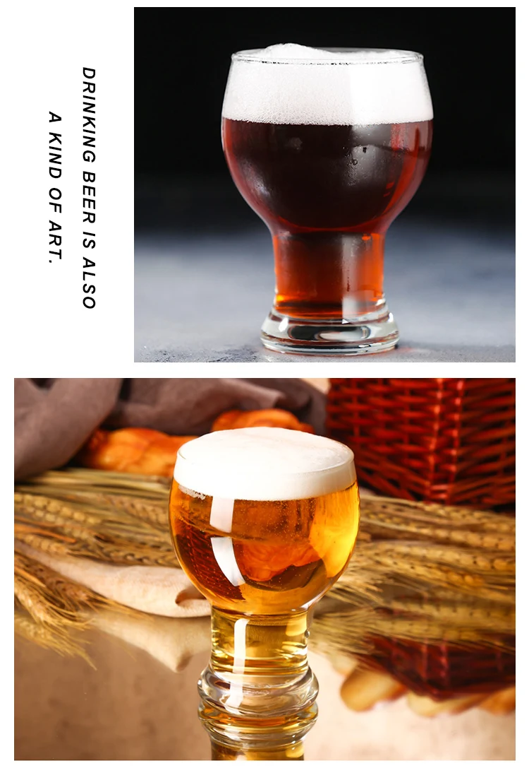 Wholesale funky glassware custom bar IPA beer glass cups 16 oz