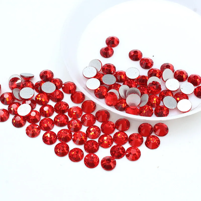 

Hot Flat Back Luminous AB Rainbow Diamond Nail Art Crystal Glass Nails Rhinestones 3d