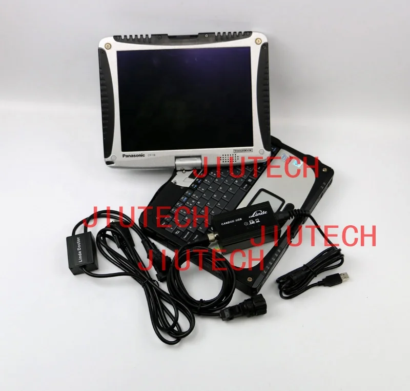 

forklift truck diagnostic scanner for linde canbox usb with Toughbook CF19 laptop