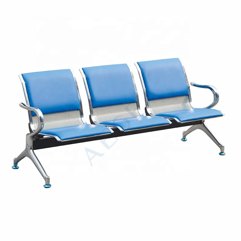 Agtwc002 Ce Iso Metal Frame Three Seats Public Steel Hospital Seating