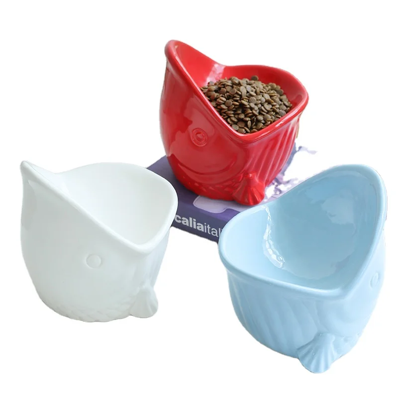 

HY NEW Cactus Design Ceramic Protective Neck Tall bowl Raised Dog & food feeder dog supplies accessories 2021