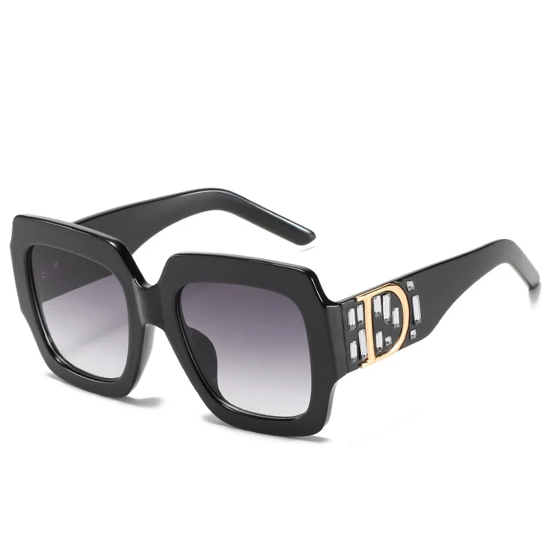 

Ready Stock Fashion Luxury Oversized Square Sunglasses 2021 Ladies Trend Shade sunglasses