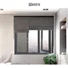 China Manufacturer Weather Sealing Double Draft Seals Concealed Vent Swing Window