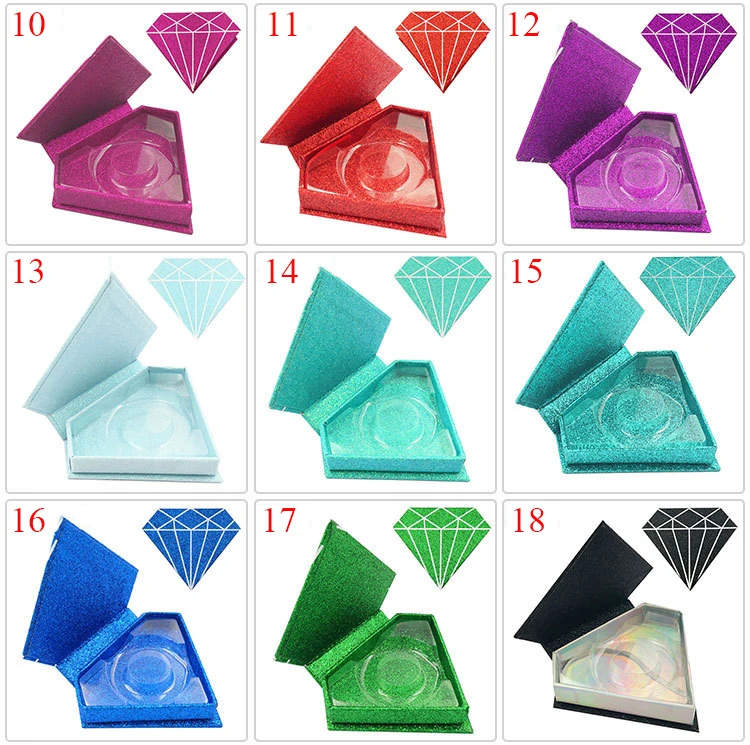 Wholesale eyelash tray false eye lash acrylic lash box empty plastic eyelash packaging boxes accept custom boxes packaging