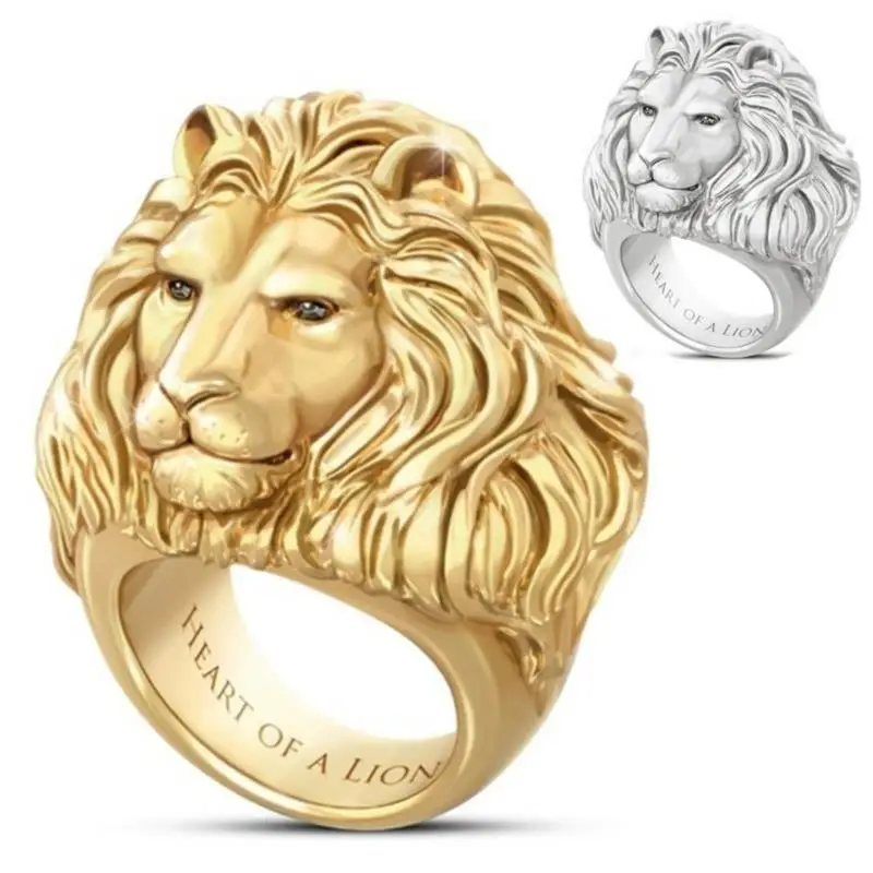 

2020 Rap jewelry hip hop rings metal animal rings for men
