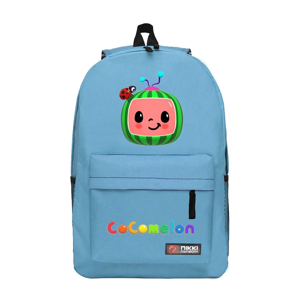 

wholesale 2021 CoCoMelon JJ little boy backpacknew travel backpack student school bag nylon canvas bag cocomelon JJ backpack, Multi