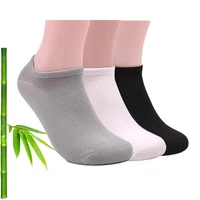 

Wholesale low price men breathable bamboo fiber business black custom logo meias calcetines low cut bamboo charcoal ankle socks
