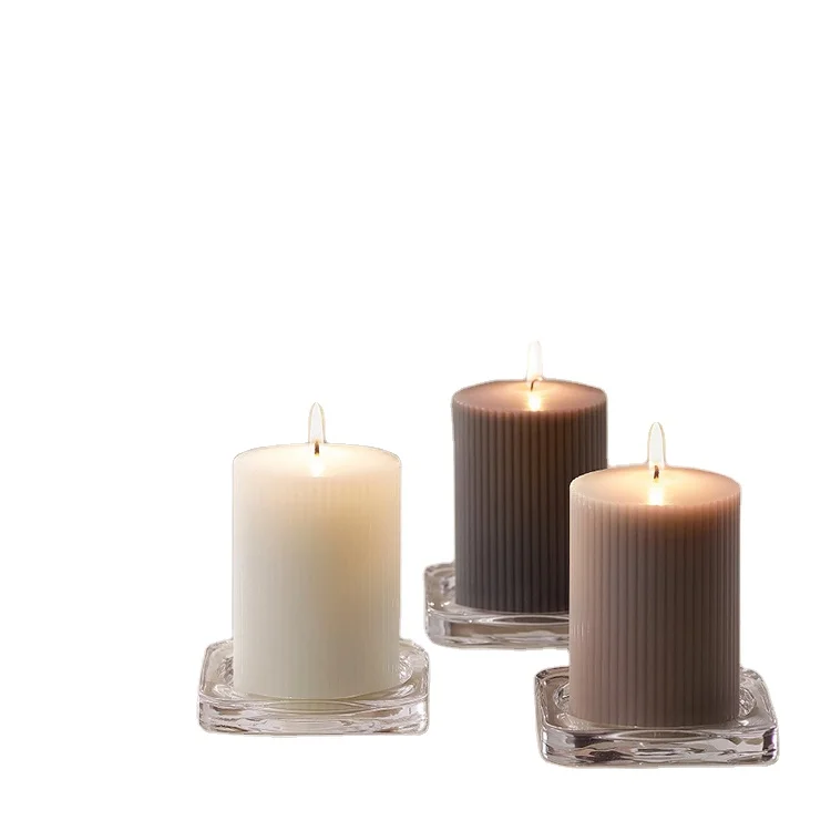 

Wholesale Candle Best Seller Mini Small Different Colors Burning Custom Smokeless Paraffin Candles