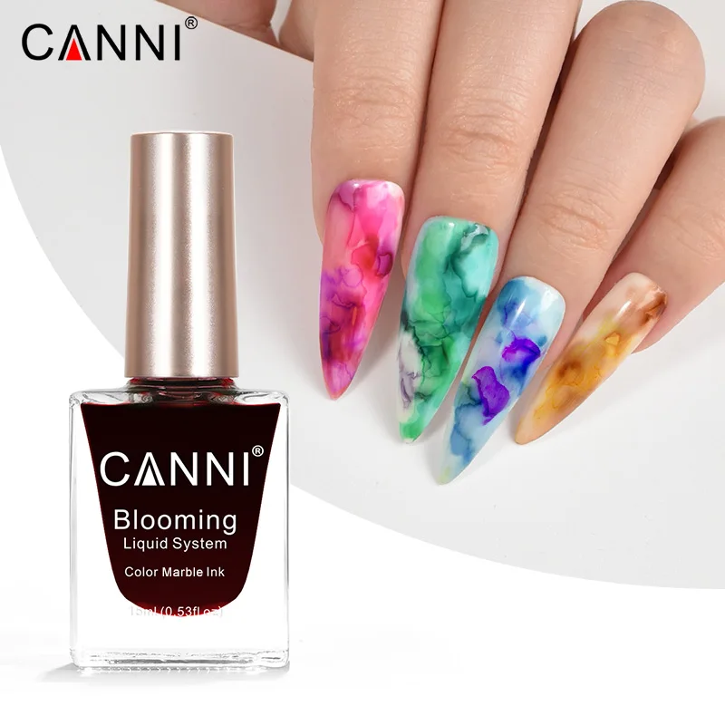 

2021 Colors Blooming Liquid 15ml Colorful Marble Ink Beautiful Flower Effect Nail Oil Casual & Natural Water Nail gel, 18 options
