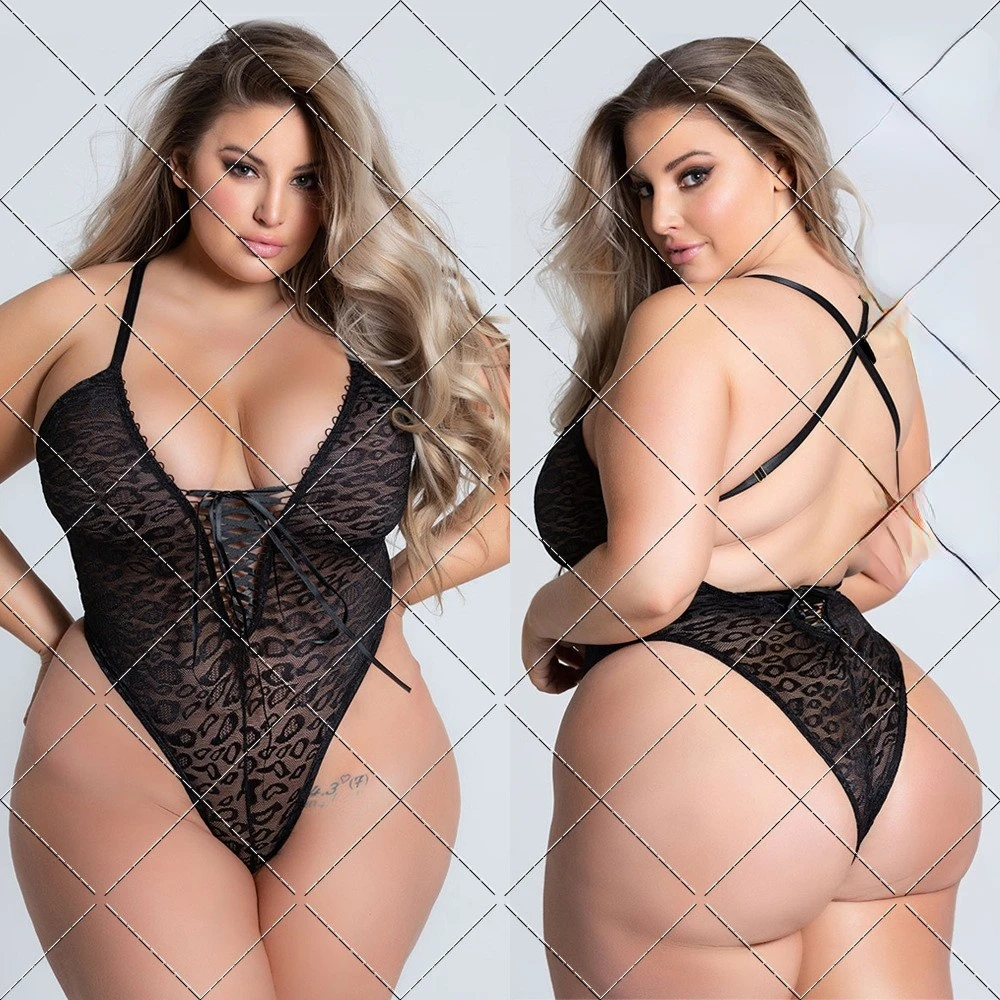 

Amazon Hot Sale Lingerie Plus Size Fat Girl Plus Size Pajamas Women 4X Plus Size Women Lingerie Set