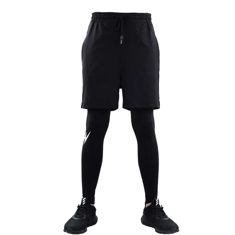 

factory mens gym workout shorts with leggings