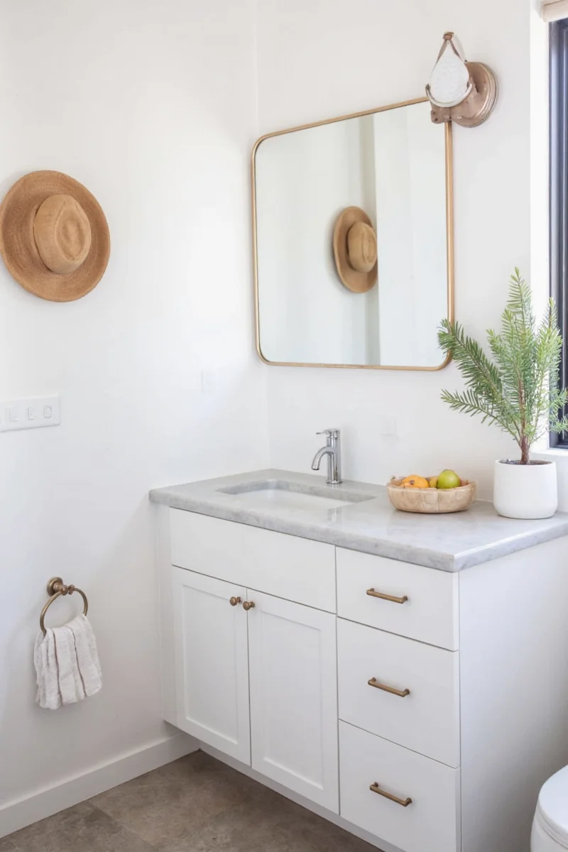 Comparison of small, medium, and large wall-mounted sink sizes