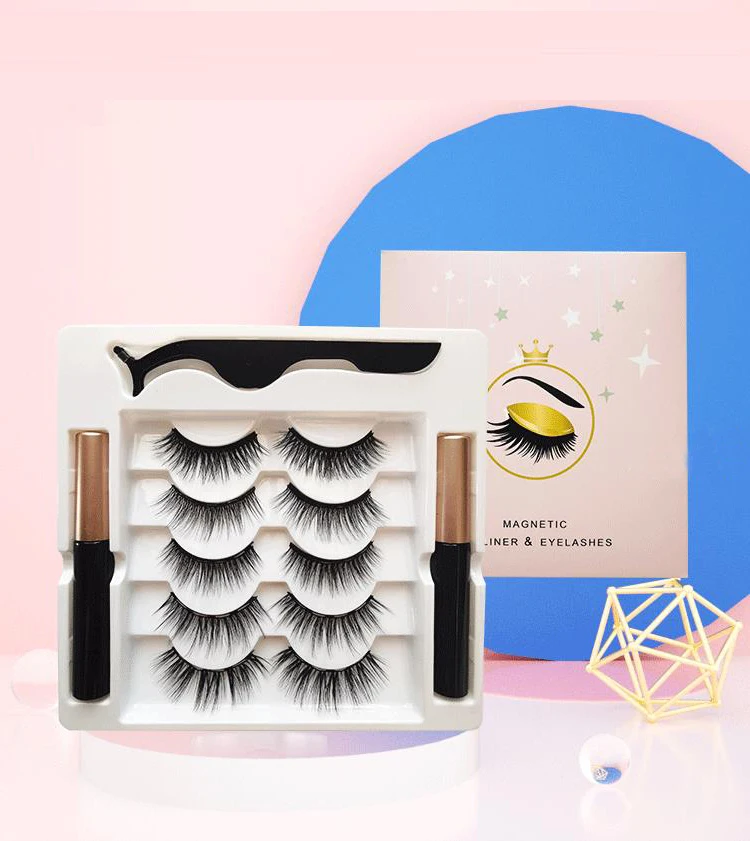 

Hotsale Beauty Magnetic False Eyelashes High Quality Eyelash Packing Box Unique Magnetic Eyelashes Eyeliner