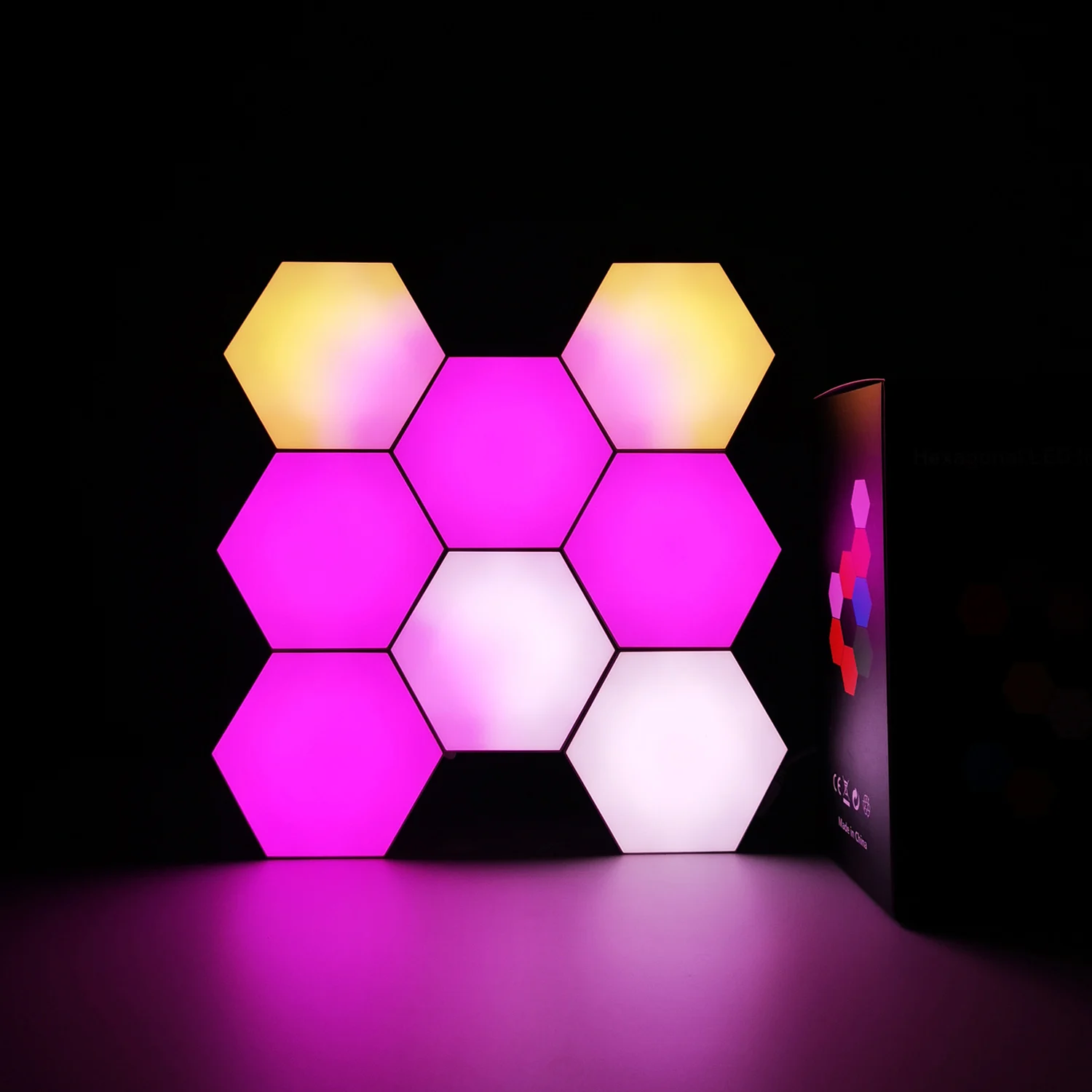 

Trend 2020 LED Products App Controlled Gaming Room Lights Hexagonal Light Modular light For Game Room Decoration