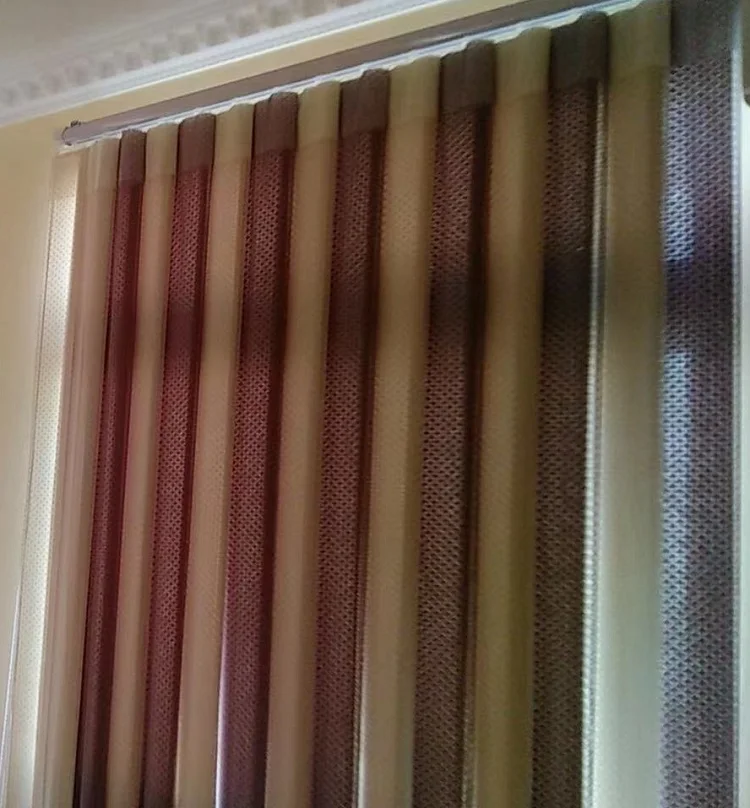 

Home elegant sheer fabric vertical blinds vertical dream curtain curtains for the living room luxury, White