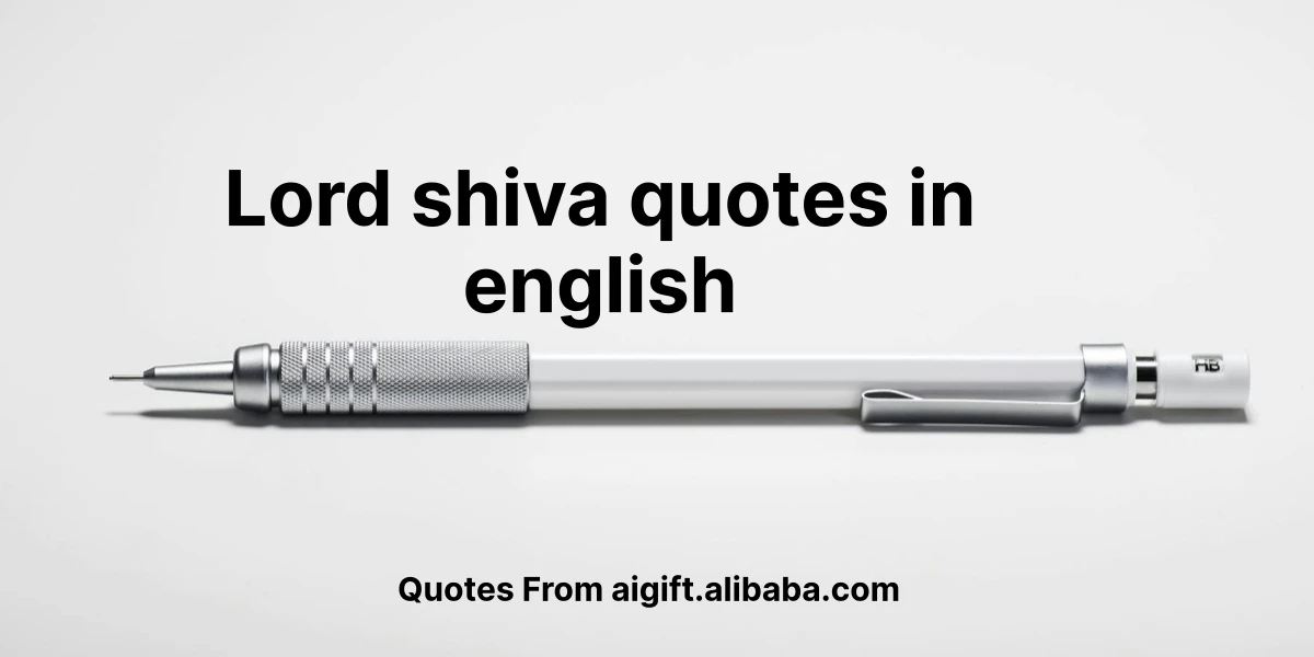 lord shiva quotes in english